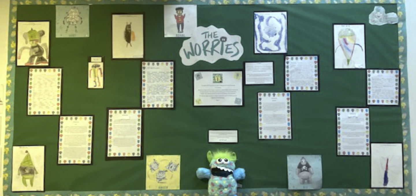 Hub display - The Worries.