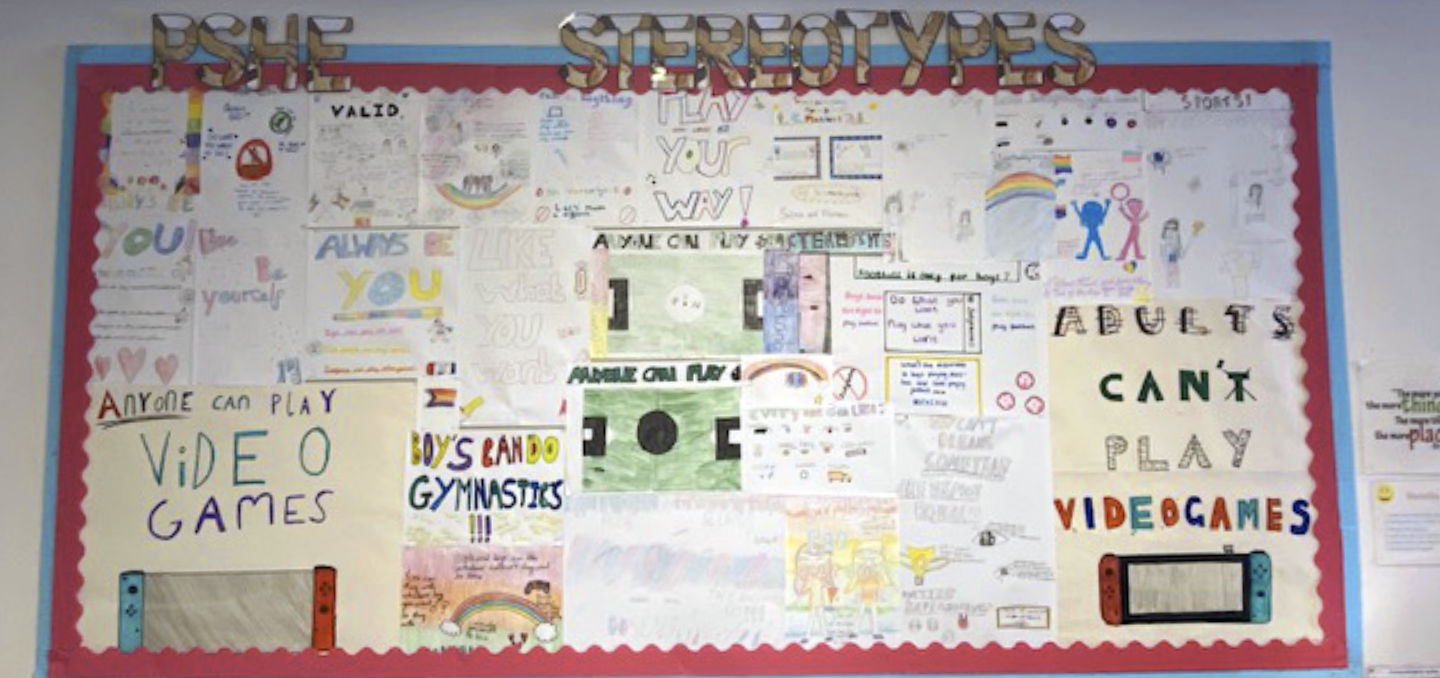 Year 6 Display - Stereotypes.