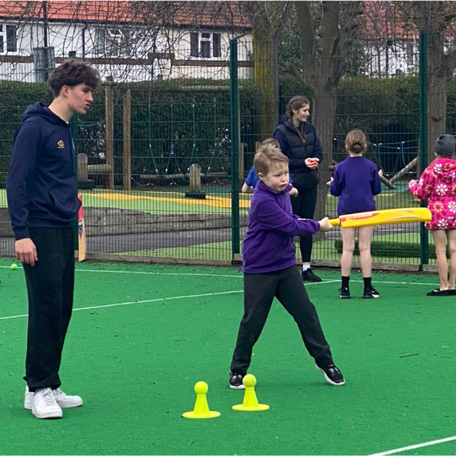 Links with George Abbot Cricket Scholars.