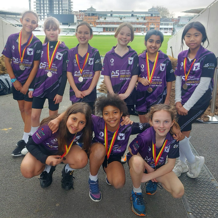 Junior cricket squad.